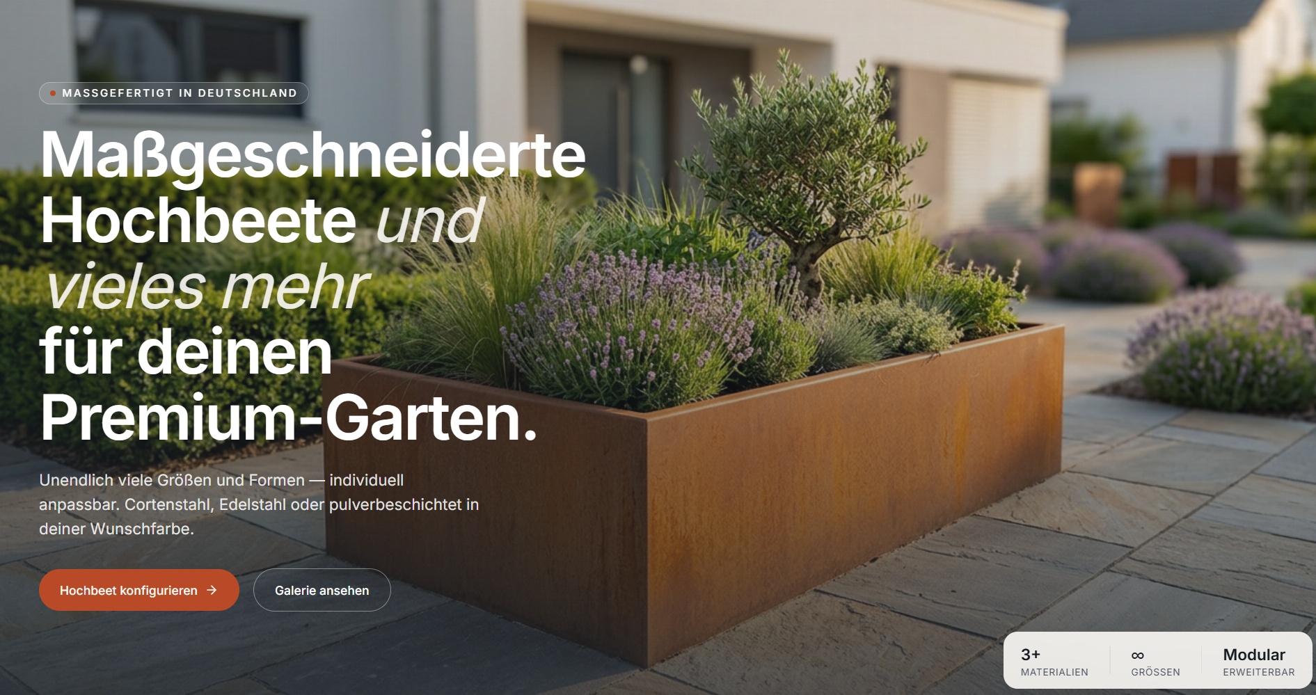 Maßgeschneiderte Gartenprodukte – Dekoriere deinen Garten